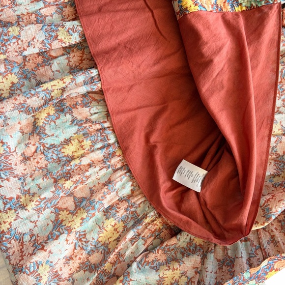 Veronica Beard Malgosia Floral Cotton Ruffle Cottagecore Vintage Midi Dress 10 - Picture 10 of 12